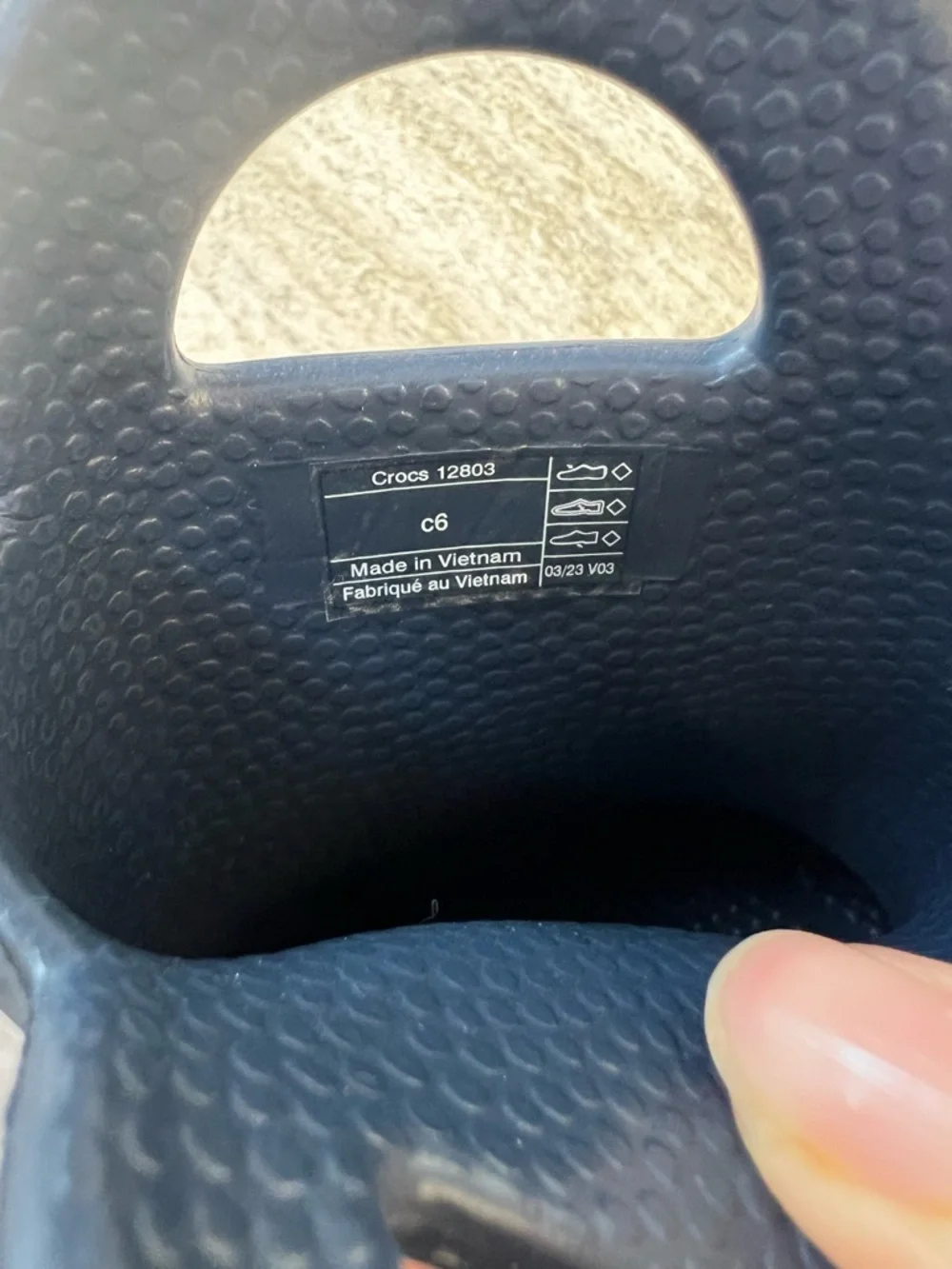 CROCS Kids navy Pull-On Rain Boots with Handles